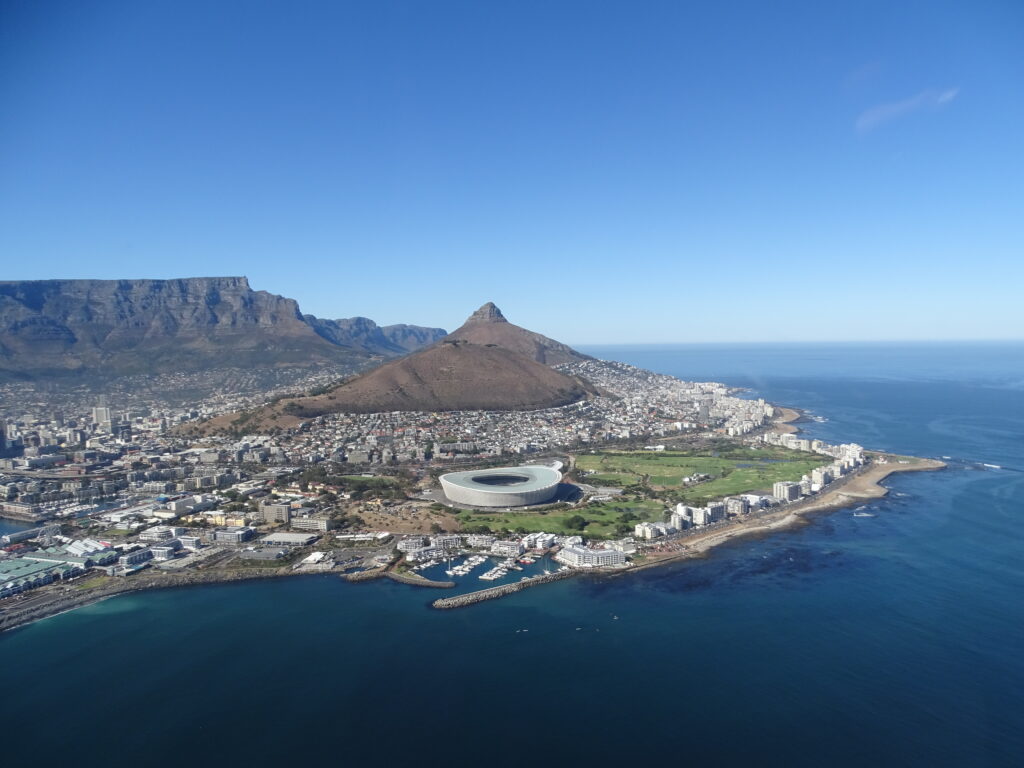 Helikopter view van Kaapstad