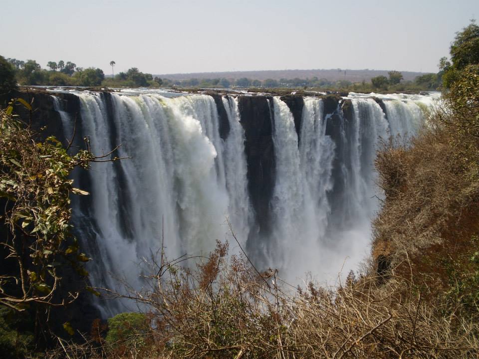 Victoria Falls in Zimbabwe tijdens individuele rondreis Namibië, Botswana en Zimbabwe