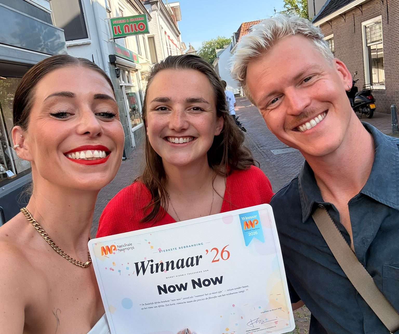 Nationale Naamprijs - winnaar beste rebranding