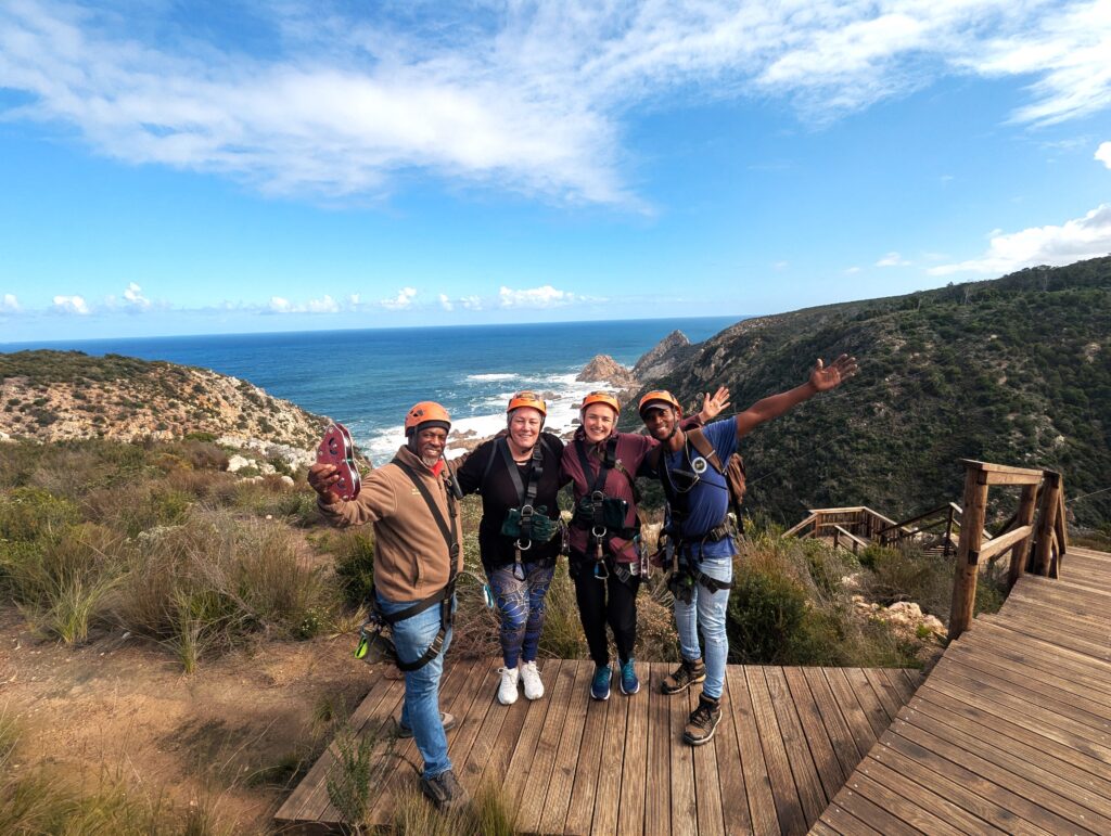 Knysna zipline op de Tuinroute in Zuid-Afrika